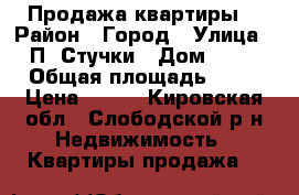 Продажа квартиры! › Район ­ Город › Улица ­ П. Стучки › Дом ­ 30 › Общая площадь ­ 40 › Цена ­ 500 - Кировская обл., Слободской р-н Недвижимость » Квартиры продажа   